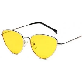Cat Eye Vintage Sunglasses Sunglass Glasses - Red - CP198O0H4SC $27.99