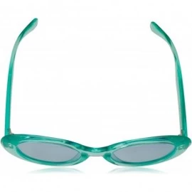 Oval Women's Pld6052/S Oval Sunglasses - Turquoise - CN18ELRLZ2D $56.64