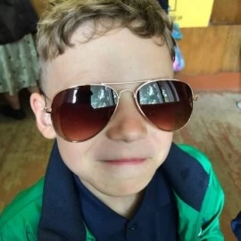 Square Kids Sunglasses UV400 Sun Glasses Round Cute Children Boy Girl Child Gift Oculos De S - C4 - C0197Y7RRA4 $16.38