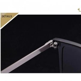 Goggle Polarized Sports Driving Sunglasses For Men-Square Anti-glare Shade Glasses - C - C8190ECQIXA $32.84