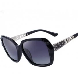 Aviator DESIGN Women Classic Polarized Sunglasses UV400 Protection S6130 C01 Black - C06 Brown - CU18XGEHXS0 $12.43