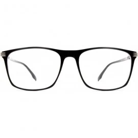 Square Eyeglasses 3001 Trendy Square - for Womens-Mens 100% UV PROTECTION - Black - CW192TGWCWD $30.33