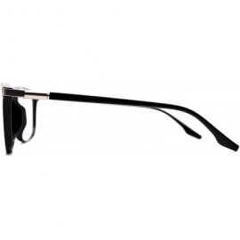 Square Eyeglasses 3001 Trendy Square - for Womens-Mens 100% UV PROTECTION - Black - CW192TGWCWD $30.33