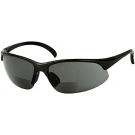 Sport Sport Wrap Bifocal Sunglasses - Outdoor Reading/Activity Sunglasses - Soft Pouch Included - Black - CP12C9T6LWR $14.71