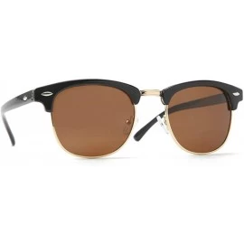 Round Classic retro half frame sunglasses fashion meter nail polarizer men sunglasses frog mirror - Tawny C6 - C91905CKY92 $3...