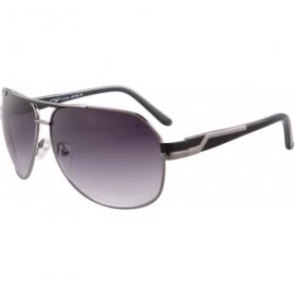 Square Polarized Sunglasses Metal Frame with UV400 Protection Lens Summer Outdoor Eyewear-IL1058 - Gun - C3189W33R5I $18.83