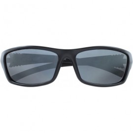Sport unisex-adult Chain Wrap Sunglasses - Matte Black - CI18RD4SA9T $23.48