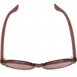 Round Women's Floripa Round Sunglasses - Ople Burg - C218CCOUOUH $34.93