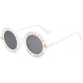 Round Retro round sunglasses for men and women - 5 - CG18D2NWHY9 $29.81