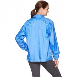 Sport Nylon Coach's Jacket/Lined - Columbia Blue - CO114YI666N $11.04