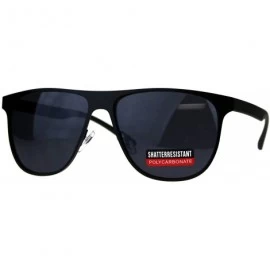 Square Mens Fashion Sunglasses Stylish Designer Fashion Shades UV 400 - Black - CL18CE5HDLZ $20.46