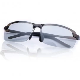 Aviator Polarized Photochromic Driving z87 Sunglasses For Men Women Day and Night - B-3043-blue - C418A9UW85G $40.15