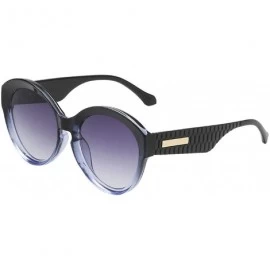 Rimless Women Round Frame Sunglasses Retro Classic UV 400 Protection Sun Glasses Shades - Sky Blue - CR18U67WOSM $19.19