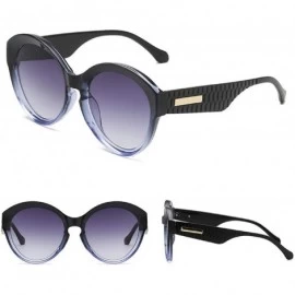 Rimless Women Round Frame Sunglasses Retro Classic UV 400 Protection Sun Glasses Shades - Sky Blue - CR18U67WOSM $9.46