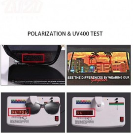 Aviator 20/20 Brand Design Polarized Sunglasses Women Gradient Lens Female C01 Black - C03 Blue - CV18XQZHAN2 $12.56