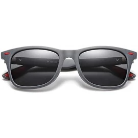 Oval Polarized Sports Sunglasses Portable Travel Zipper Eyeglasses Set (Style E) - CN196M08QK9 $14.28