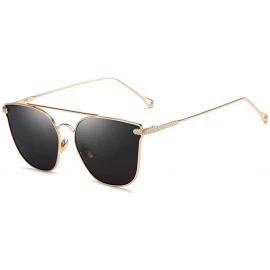 Aviator Glasses Sunglasses Adult Metal Frame Unisex Aviator Driving Polarized Sunglasses- Fashion Accessories - Gold - CH18ZE...