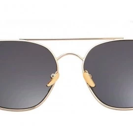Aviator Glasses Sunglasses Adult Metal Frame Unisex Aviator Driving Polarized Sunglasses- Fashion Accessories - Gold - CH18ZE...