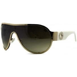 Wrap exquisite Protection definition motorcycle Sunglasses - Gold - C8194MWTM00 $34.08