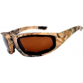 Sport 12 Pieces Per Case Wholesale Lot Motorcycle CAMO Padded Foam Sport Glasses - 12-moto-camo3-brown - C618CWT7RIA $42.86