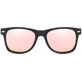 Goggle Women Fashion Square Polarized Sunglasses Classic Vintage Shades Rivet Sun Glasses Goggles UV400 - C6199O0R5W2 $9.26