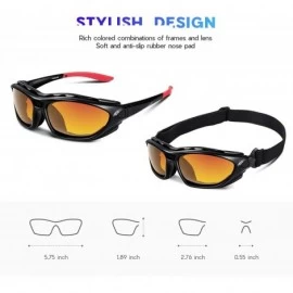 Wrap Polarized Sports Sunglasses for Men Women Youth Motorcycle Safety Driving Riding Military Goggles TAC Glasses - CE18RNLO...