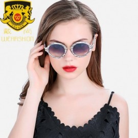 Butterfly Women's Sunglasses Gradients Wood Colors Frames Fashion Studs Black Wine Red Gift Boxes - Zebra White - CD185N6WXQ6...