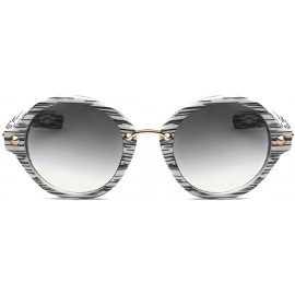 Butterfly Women's Sunglasses Gradients Wood Colors Frames Fashion Studs Black Wine Red Gift Boxes - Zebra White - CD185N6WXQ6...