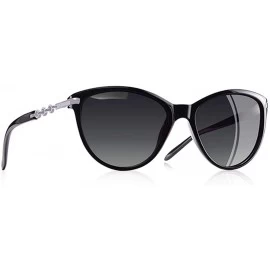 Square Polarized Sunglasses Glasses Gradient Feminino - C1black - CD18A7CETZ2 $12.95