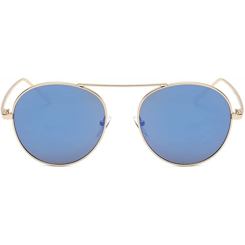 Aviator 100% UV Protection-Classic Aviator Sunglasses Style Classic Aviator Polarized MOLO - G - CA196QY2055 $8.10