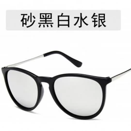 Semi-rimless Ladies Vintage Round Oversize Sunglasses New Women Retro Luxury Mirror Metal Sun Glasses Men Eyeglasses UV400 - ...