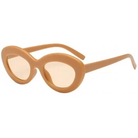 Square Sunglasses Reflective All Match Outdoor Eyewear - E - CZ18YM7GM89 $14.62