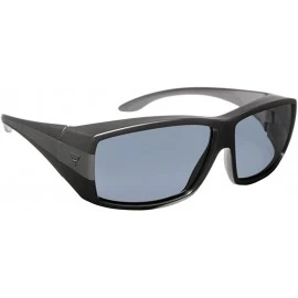 Rectangular Classic Arrowhead Polarized Rectangular Sunglasses - Black - CS183C6TN6H $96.38