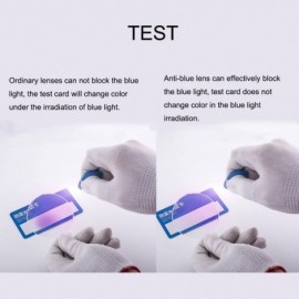Semi-rimless Retro Blue Light Blocking Glasses for Men Women Oval Rimless Clear Lens Computer Eyewear - 3 - CA193DS7NZ2 $15.50