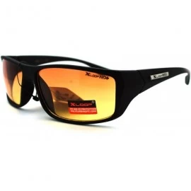 Sport HD Lens Sunglasses High Definition Driving Lens Rectangular Sports - Matte Black - CS11PT0SWRV $8.93