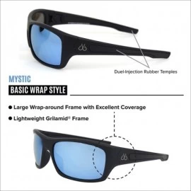 Sport Mystic Polarized Sport Fishing Sunglasses for Men and Women - Multiple Colors - Matte Black - CV18R7NOUX0 $54.30