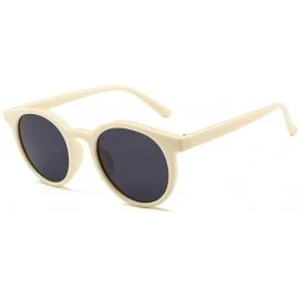 Square MOD-Style Cat Eye Round Frame Sunglasses A Variety of Color Design - S01 - CR189OKYDQA $21.24