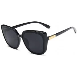 Cat Eye Cat Eye Sunglasses for Women Oversized Irregular Fashion Vintage Design UV400 Protection - CS196CMUIZG $18.70