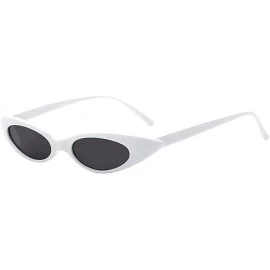 Goggle Vintage Small Sunglasses Skinny Cat Eye Sun Glasses for Women Mini Narrow Retro Goggles by 2DXuixsh - E - CA18S5OMMCN ...