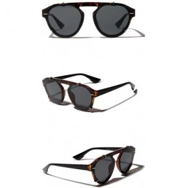 Oval Women Vintage Eye Sunglasses Retro Eyewear Fashion Radiation Protection Multicolor Oval - D - CP18N7WO5GX $9.71