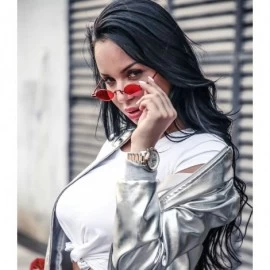 Oval Super Cute Oval Sunglasses Womens Mens 2018 Small Chic Design Eyewear UV400 - Red - C218DK2HOQC $23.15