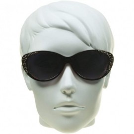 Cat Eye Womens Cat Eye Bifocal Sunglasses Reading Jackie O Rhinestones Cateye - 2 Pairs of Mocha Brown - CP1932TEKRH $17.20