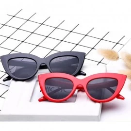 Cat Eye Men's Fashion Cat Eye Lady Sunglasses Retro Mod Style Retro Sunglasses (Color NO.1) - No.1 - CJ1993ASD5C $40.35