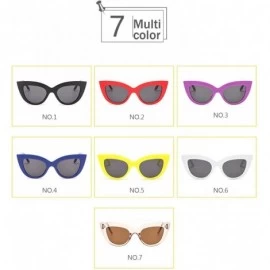 Cat Eye Men's Fashion Cat Eye Lady Sunglasses Retro Mod Style Retro Sunglasses (Color NO.1) - No.1 - CJ1993ASD5C $40.35