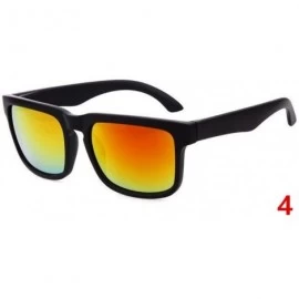 Rimless Vintage Sunglasses Men Reflective Mirror Sun Glasses Women Retro Square Driving Eyewear - 4 - CE194O9LMMG $27.44