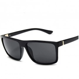 Square Men Rectangle Sunglasses Square Driving Sun Glasses Mirror Shades Eyewear Oculos De Sol UV400 Gafas - CO197A2Z63O $51.54