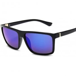 Square Men Rectangle Sunglasses Square Driving Sun Glasses Mirror Shades Eyewear Oculos De Sol UV400 Gafas - CO197A2Z63O $22.38