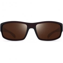 Sport Polarized Sport Sunglasses for Men Women Baseball Running Cycling Fishing Driving Golf - CG18S3L9CTK $7.71