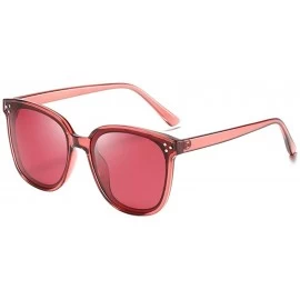 Aviator Sunglasses Women's Retro Polarized Sunglasses Male Black Sunglasses Sunglasses - A - CQ18QCC8QN7 $59.82