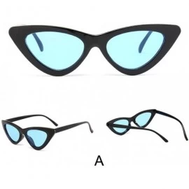 Cat Eye Retro Vintage Fashion Cat Eye Sunglasses for Women Goggles Plastic Frame (A) - A - CS199AY6DUW $16.77